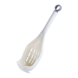 Maxbell Colander Skimmer Spoon Grater Masher for Veggies Draining Spaghetti Noodles White