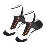 Maxbell 1 Pair Men Crew Socks Breathable Athletic Sports Ankle Socks for Football Black