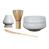 Maxbell Japanese Matcha Whisk Holder Matcha Scoop Ceramics Matcha Whisk Holder white slice