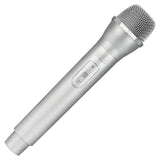Max Maxb Artificial Plastic Wireless Microphone Props Fake Mic Toy Handheld Silver