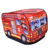 Maxbell Kids Play Tents Outdoor Indoor Pretend Play Toy Pop Up  Fire Fighting Truck