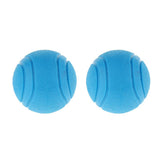 Maxbell 2Pcs Nearly Indestructible Dog Balls, Chew Fetch Play Pet Dogs Toy Blue