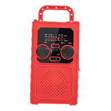 Maxbell Emergency Solar Hand Crank Radio Portable Power Bank USB Charger SOS Alarm