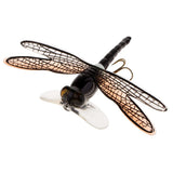 Maxbell Popper Fishing Bait Life-like Dragonfly Floating Fly Fishing Flies Color F 003