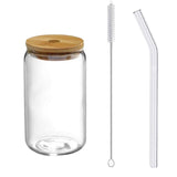 Maxbell Bubble Tea Cup Beer Glasses with Lid and Straw for Cocktail Whisky 500ml