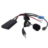 Maxbell Bluetooth 5.0 AUX in Cable with Mic 8Pin ISO Auxiliary for Blaupunkt Radio