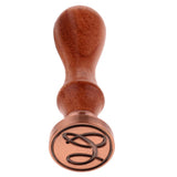 Max DIY Brass Head Letter A-Z Sealing Wax Stamp Wood Handle Scrapbookinp C