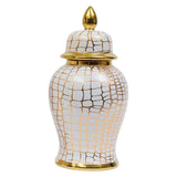 Maxbell Maxbell Ceramic Ginger Jar Vase Table Centerpiece Collectible Desktop Storage Jar