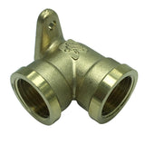 Max 1Pc 1/2" Female Elbow Brass Adapter Coupler Connector Pipe Fitting with Base