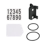 Maxbell Road Bike Number Plate Holder Cycling Race Cards Bracket Fixed Rear Rack Round Tube