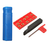 Maxbell SRAPR1616H10 Face Milling Lathe Tool Holder &10Pcs RPMT10T3MO Carbide Insert