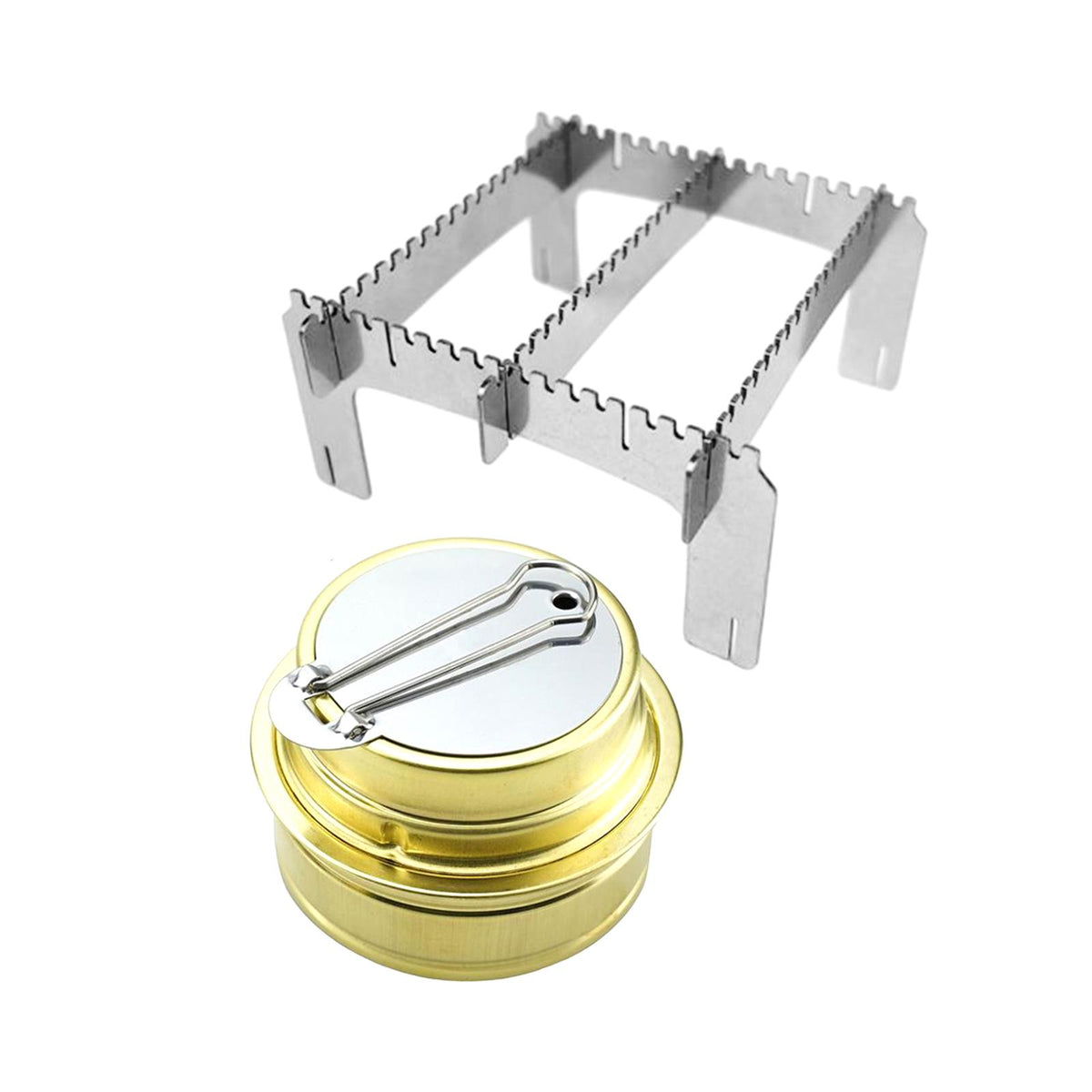 Maxbell Alcohol Stove Stable Ultralight Camp Stove for Outdoor Activity Picnic BBQ