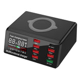 Maxbell QC 3.0 Charging 8-USB Ports Dock Station Qi Wireless Fast Charger AU Plug