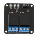 Max 2-Way High Current Relay Module Compatible With AC250V DC30V 10A