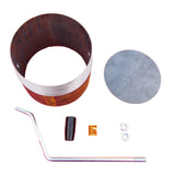 Maxbell Stove Pipe Damper Sturdy Heat Resistant Accessories Clip Household Fireplace