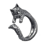 Maxbell Opening Ring Unisex Cat Shape Ring for Daily Wear Holidays Party Accessories
