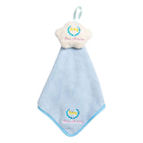 Maxbell Hand Towel Kitchen Towel Dish Hand Towel Face Towels for Bathroom Light Blue