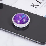 Maxbell Glitter Dynamic Starry Sky Sand Popular Phone Holder Finger Ring   Purple