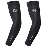 Maxbell Unti-UV Sun Protection Cooling Arm Sleeves Covers for Outdoor Sport Black S