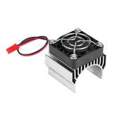 Max 540 550 Motor Heat Sink with Cooling Fan for 1/10 RC Model Car Buggy Crawler