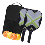 Maxbell Pickleball Paddle Women Carbon Frame with Ball Bag Outdoor Activities Sports Green