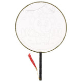 Max Handheld Fabric Blank Fan for Painting Chinese Fan Round DIY Elephant