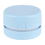 Maxbell Desktop Vacuum Cleaner Cleaning Dust/Crumbs/Pet Hair for Dormitory Computer Blue