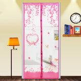 Max Cartoon Seal Magnetic Screen Door Bedroom Magnetic Mesh Curtain 90x210cm