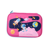 Maxbell 3D Pencil Bags Pen Bag Stationery Pouch Pen Marker Holder for Birthday Gifts Rose Red
