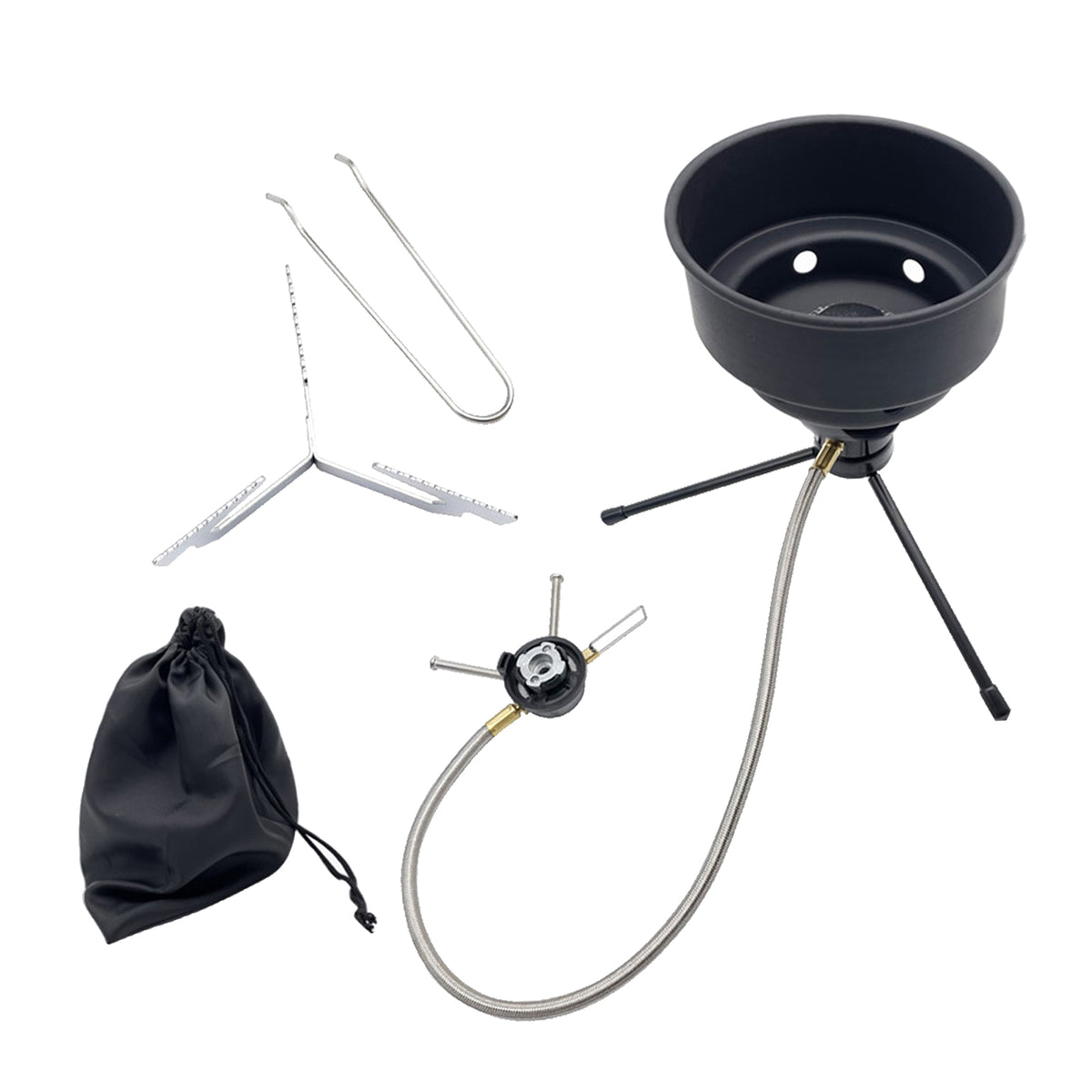 Maxbell Camping Gas Stove Picnic BBQ Charcoal Shisha Coal Burner Cylinder Gas Tank