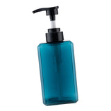 Maxbell 1Pack Liquid Soap Dispenser Empty Bottle for Tabletop Wash Room Hand Soap 450ml Blue