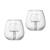 Maxbell Creative Red Wine Glass Set with Built in Aerator Western Restaurant Style A