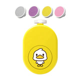 Maxbell Cartoon Electric Baby Nail File Toes Fingers Trim and Polish for Infant Yellow