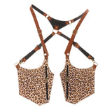 Maxbell Underarm Shoulder Bag for Cosplay Accessories Fishing Outdoor Activities Leopard Print