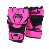 Maxbell Mma Gloves Sparring Gear Waterproof Boxing Gloves for Adult Unisex Men Women Pink