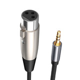 Maxbell 1.5M XLR to 3.5mm Cable Adapter Audio Cord for Notebook Mobile Phone Laptop