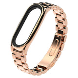 Max Replacement Band Metal Bracelet Wristband for Xiaomi Band 3 Rose Gold - Aladdin Shoppers