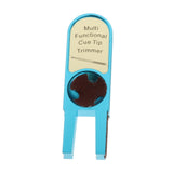 Maxbell Durable Tip Scuffer Burnisher Repair Tool Billiards Pool Tip Shaper Blue