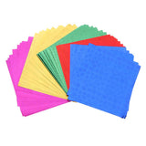 Max Colorful Folding Hologram Origami Paper for Kids DIY Craft 50pcs 15x15cm