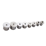 Maxbell 8Pcs/set Hollow Dowel Drill Centre Points Pin Wood 6mm 8mm 10mm 12mm Dowel Tenon Center Set Woodworking Wood Drill Bit