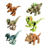 Maxbell 6 Set Dinosaurs of Jurassic Period Kid Baby Building Blocks Mini Dinosaur Toys