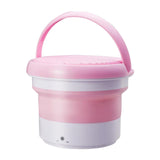 Maxbell Washing Machine Bucket Ozone Sterilization Touch Control Washing Pink