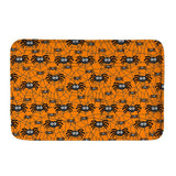 Maxbell Halloween Nonslip Bathroom Mat Halloween Flannel Floor Carpet Bedside Rug A