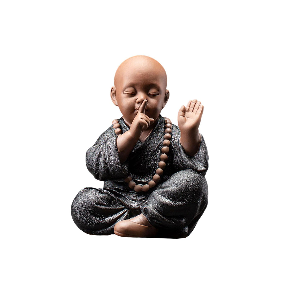 Maxbell Mini Little Monk Ornaments Buddhist Handicraft for Office Christmas Decor A