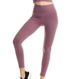 Max 1 Piece Breathable Women Compression Leggings Gym Yoga Leggings Light Purple