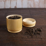 Maxbell Handmade Tea Box Bamboo Storage Box Tea Canister Lid Kitchen Storage Jars S - Aladdin Shoppers