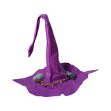 Maxbell Fashion Halloween Hat Cosplay Costume for Dress Up Clothing Props purple red