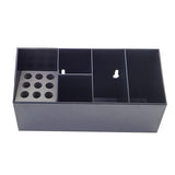 Maxbell Hairdressing Tool Box Storage Case Shears Hair Scissor Rack Black