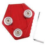 Maxbell Enlarge Kickstand Side Stand Pad for Honda Grom125 MSX125 2014-2018 Red