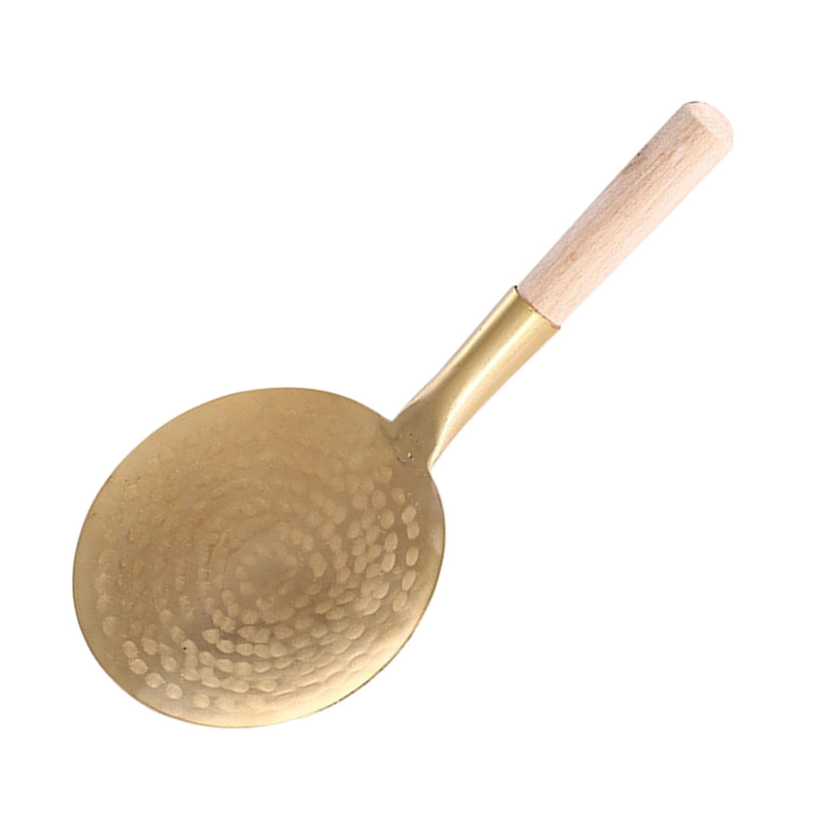 Maxbell Tofu Scoop with Wooden Handle Washable for Home Restaurant 16cm